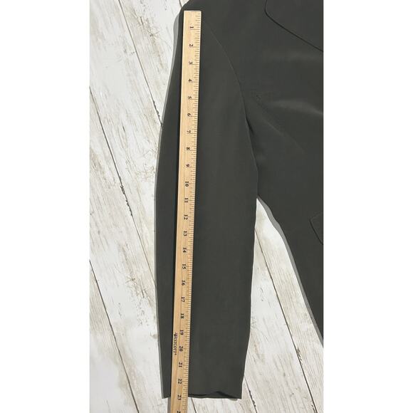 Preston & York Silk 3 Button Gray Blazer 10 - Picture 5 of 6